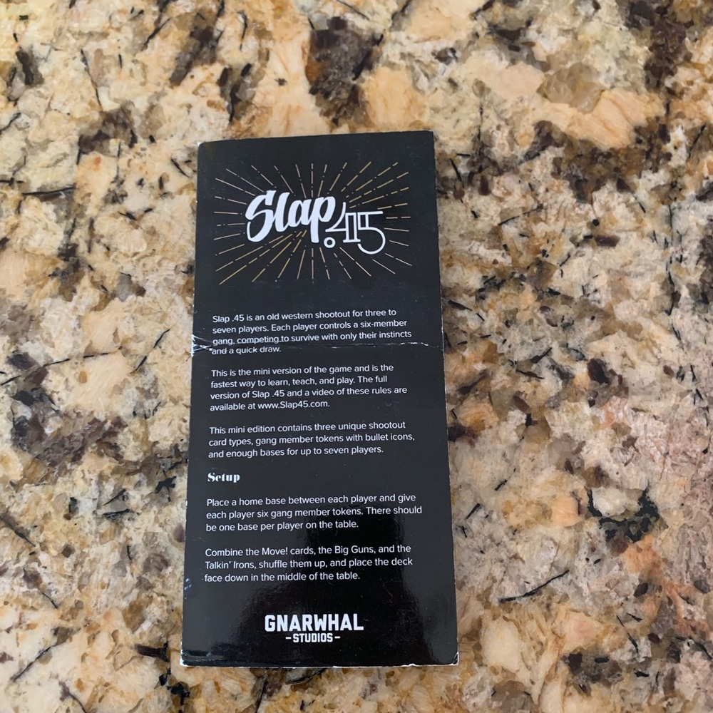 Slap .45 Mini - a wild shootout west game NWT